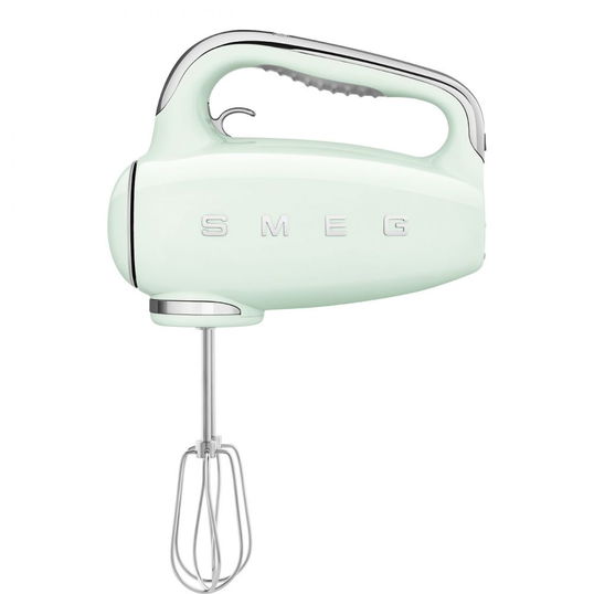 Mixer de mana retro SMEG HMF01PGEU, verde, 250w, timer pe maner