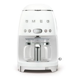 Cafetiera retro Smeg DCF02WHEU, alb