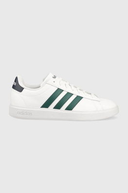Adidas Sneakers GRAND COURT Culoarea Alb Bărbaţi, Imitatie De Piele