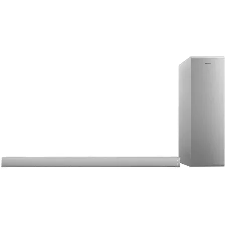 Soundbar Philips TAB6405/10, Slim 2.1, 140 W , subwoofer wireless,argintiu