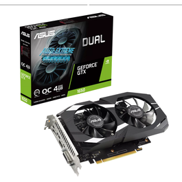 Placa video Dual GeForce GTX1650 OC 4GB GDDR6, 128bit