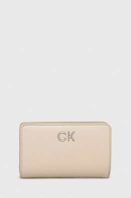 Calvin Klein Portofel Femei, Culoarea Gri Dama, Imitatie De Piele