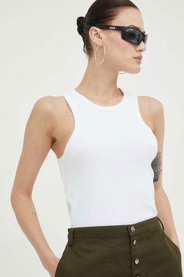 Day Birger Et Mikkelsen Top Femei, Culoarea Alb Dama, Cu Elastan