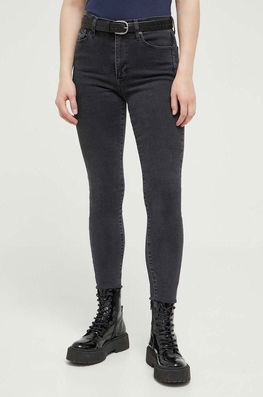 Tommy Jeans Jeansi Femei, Culoarea Negru Dama