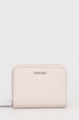 Calvin Klein Portofel Dama Bej, Imitatie De Piele