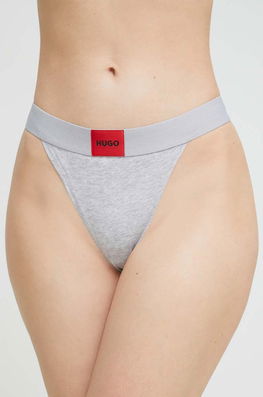 HUGO Tanga Culoarea Gri Dama