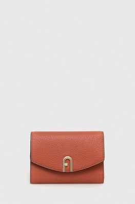 Furla Portofel De Piele Primula Femei, Culoarea Rosu Dama