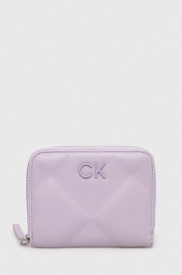 Calvin Klein Portofel Femei, Culoarea Violet Dama, Imitatie De Piele