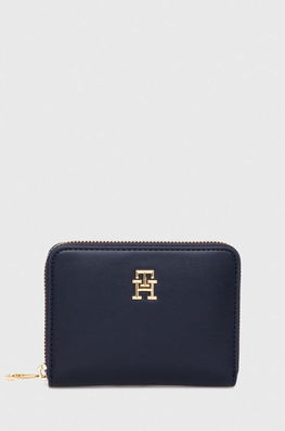 Tommy Hilfiger Portofel Femei, Culoarea Albastru Marin Dama Bleumarin, Imitatie De Piele