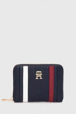 Tommy Hilfiger Portofel Femei, Culoarea Albastru Marin Dama Bleumarin, Imitatie De Piele