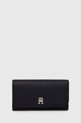 Tommy Hilfiger Portofel Femei, Culoarea Negru Dama, Imitatie De Piele