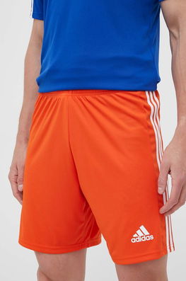 Adidas Performance Pantaloni Scurți De Antrenament Squadra 21 Culoarea Portocaliu Bărbaţi, Tricotaj, Model Print