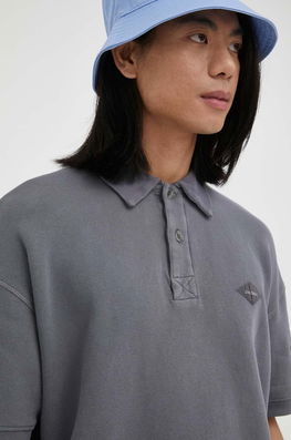 American Vintage Bluza Culoarea Gri, Neted Bărbaţi, Cu Elastan