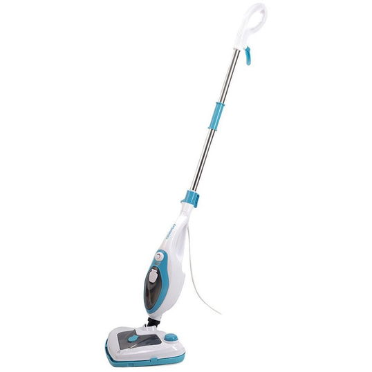 Mop cu aburi Daewoo DMO160, 1500 W, 0.4 L, recipient detergent, accesorii incluse, Alb