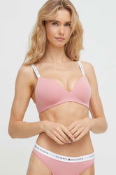Tommy Hilfiger Sutien Culoarea Roz, Neted Dama, Tricotaj