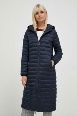 Tommy Hilfiger Geaca Femei, Culoarea Albastru Marin, De Iarna Dama Bleumarin