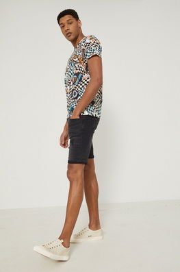 Medicine Tricou Din Bumbac Culoarea Alb, Modelator Bărbaţi