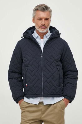 Tommy Hilfiger Geaca Barbati, Culoarea Albastru Marin, De Iarna Bărbaţi Bleumarin