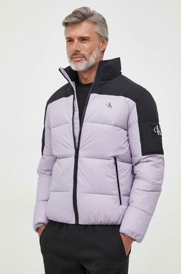 Calvin Klein Jeans Geaca Barbati, Culoarea Roz, De Tranzitie Bărbaţi Violet