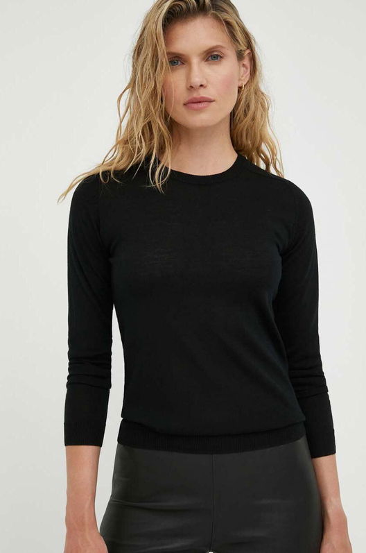 Day Birger Et Mikkelsen Pulover De Lana Annabelle Femei, Culoarea Negru, Light Dama