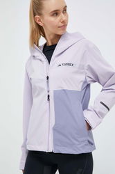 Adidas TERREX Geaca De Ploaie Multi RAIN.RDY Femei, Culoarea Violet Dama