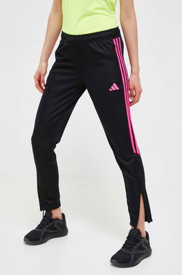 Adidas Performance Pantaloni De Antrenament Tiro 23 Culoarea Negru, Cu Imprimeu Dama, Tricotaj