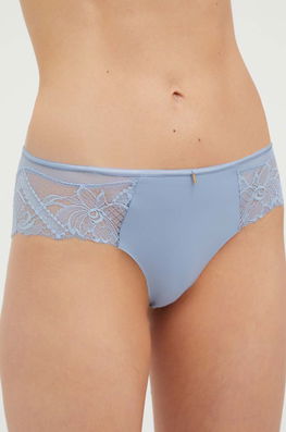 Chantelle Chiloti Brazilieni Transparent Dama Albastru, Tricotaj