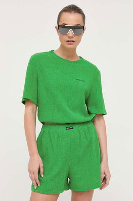 Miss Sixty Tricou Femei, Culoarea Verde Dama, Cu Elastan