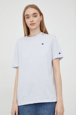 Champion Tricou Din Bumbac 115109 Dama Albastru