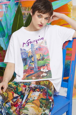 Medicine Tricou Femei, Culoarea Alb Dama, Cu Elastan, Model Print