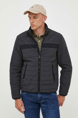 Tommy Hilfiger Geaca Barbati, Culoarea Negru, De Tranzitie Bărbaţi