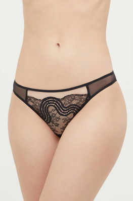 Chantelle X Chiloti Brazilieni Culoarea Negru Dama, Tricotaj