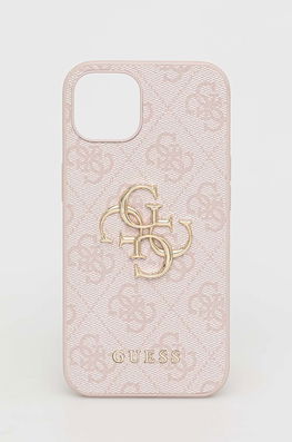 Guess Carcasa De Telefon IPhone 13 6,1" Culoarea Roz Dama, Pentru Telefon