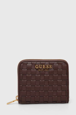 Guess Portofel Femei, Culoarea Maro Dama, Imitatie De Piele