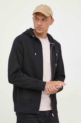 Gant Bluza Barbati, Culoarea Negru, Cu Glugă, Neted Bărbaţi