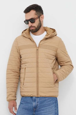 Tommy Hilfiger Geaca Barbati, Culoarea Bej, De Tranzitie Bărbaţi