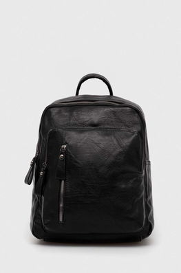 Answear Lab Rucsac Femei, Culoarea Negru, Mare, Neted Dama, Imitatie De Piele