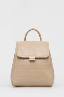 Answear Lab Rucsac Femei, Culoarea Bej, Mic, Neted Dama, Imitatie De Piele