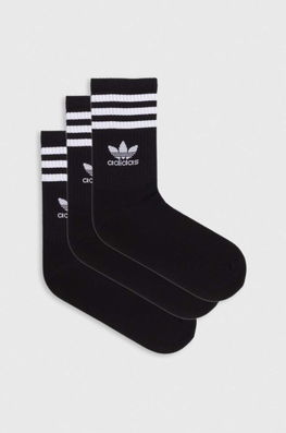 Pack Culoarea Negru Adidas Originals Dama, Sosete Lungi