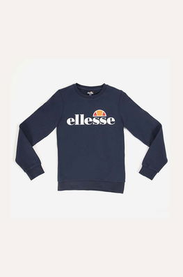 Ellesse Bluza Copii Suprios Culoarea Albastru Marin, Cu Imprimeu Bleumarin, Model Print