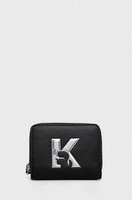 Karl Lagerfeld Jeans Portofel Femei, Culoarea Negru Dama, Imitatie De Piele