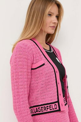 Karl Lagerfeld Pulover Femei, Culoarea Roz, Light Dama