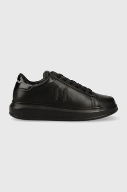 Karl Lagerfeld Sneakers Din Piele KAPRI MENS Culoarea Negru, KL52515A Bărbaţi