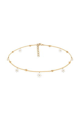 Lilou Colier Flowers Dama Aur, Placat Cu Aur