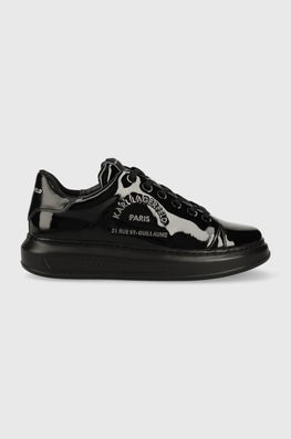 Karl Lagerfeld Sneakers Din Piele KAPRI MENS Culoarea Negru, KL52539S Bărbaţi