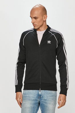 Bluza GF0198 Adidas Originals Bărbaţi Negru, Model Imprimeu
