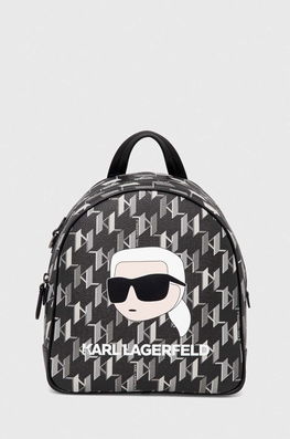 Karl Lagerfeld Rucsac Femei, Culoarea Negru, Mic, Modelator Dama, Sintetic