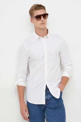 Down, Slim Armani Exchange Bărbaţi Bej, Cu Elastan, Elegant