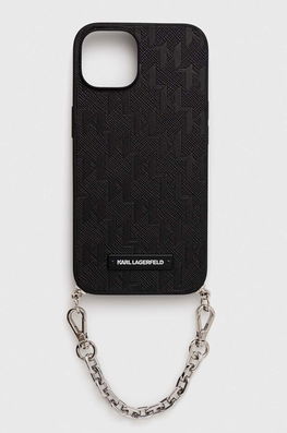 Karl Lagerfeld Husă Pentru Telefon IPhone 14 6,1" Culoarea Negru Dama, Model Print