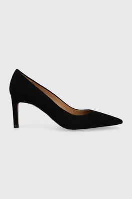 S_N Culoarea Negru, 50498810 Boss Dama, Piele Intoarsa, Toc Subtire